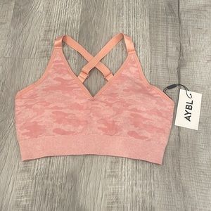 AYBL Camo Pink Seamless Bra Size Medium